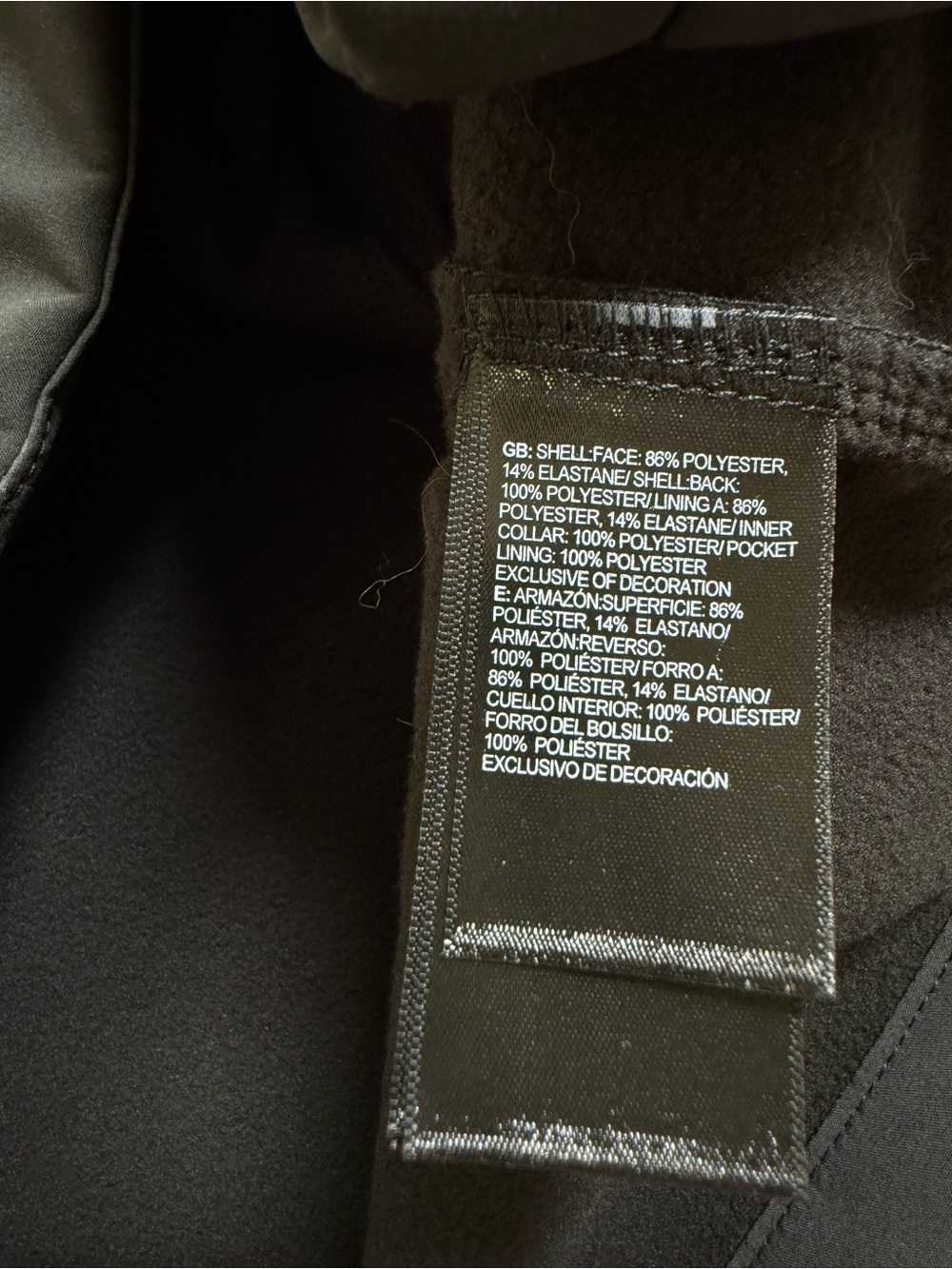 The North Face Canyonwall WindWall Softshell Jacket Men’s Large - Picture 10 of 10